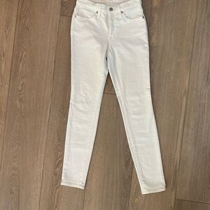 Madewell White Skinny Jeans Full-Length